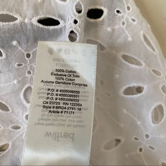 ARITIZA “La Boheme” Blayze Lace White Crop Blouse - Picture 8 of 8